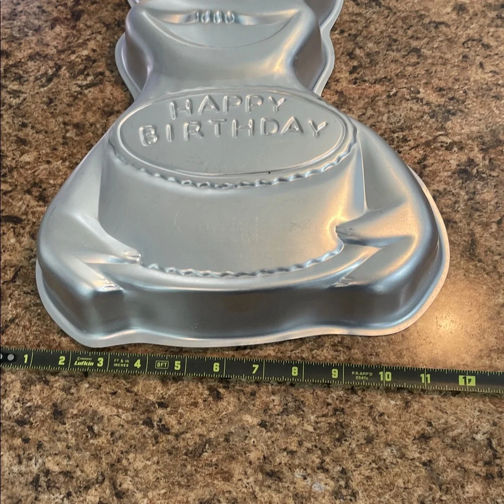 Happy Birthday Cookie‎ monster Cake Pan - Silver